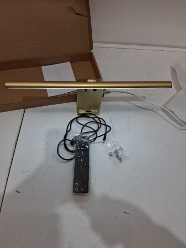 DESOOP Battery Operated Picture Light with Remote - 16" - brass image 3