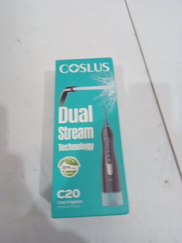 COSLUS ORAL WATER IRRIGATOR WITH FIVE TIPS - 300ML TANK - black - MODEL:C20 image 2