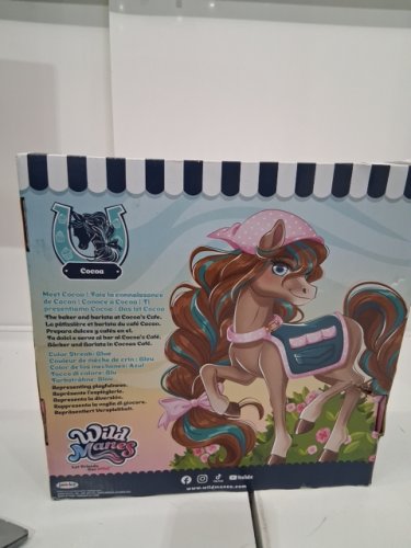20pc Wild Manes Cocoa's Bakery Café Cart Playset with Horse Doll, Pastry & Drink Accessories image 3