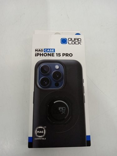 Quad Lock Mag Case for iPhone 15 Pro - Compatible with all Quad Lock mounts - Black(Model: QMC-IP15M) image 2