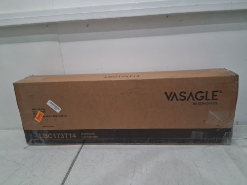 VASAGLE 3-Tier Bookshelf - 9.4" x 31.5" x 32" - white (model: lbc173t14) image 2
