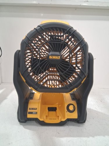 DEWALT CORDLESS 3 BLADE JOBSITE FAN - MAX 20V, UP TO 650 CFM **TOOL ONLY** - BLACK/YELLOW (MODEL: DCE512B) image 2