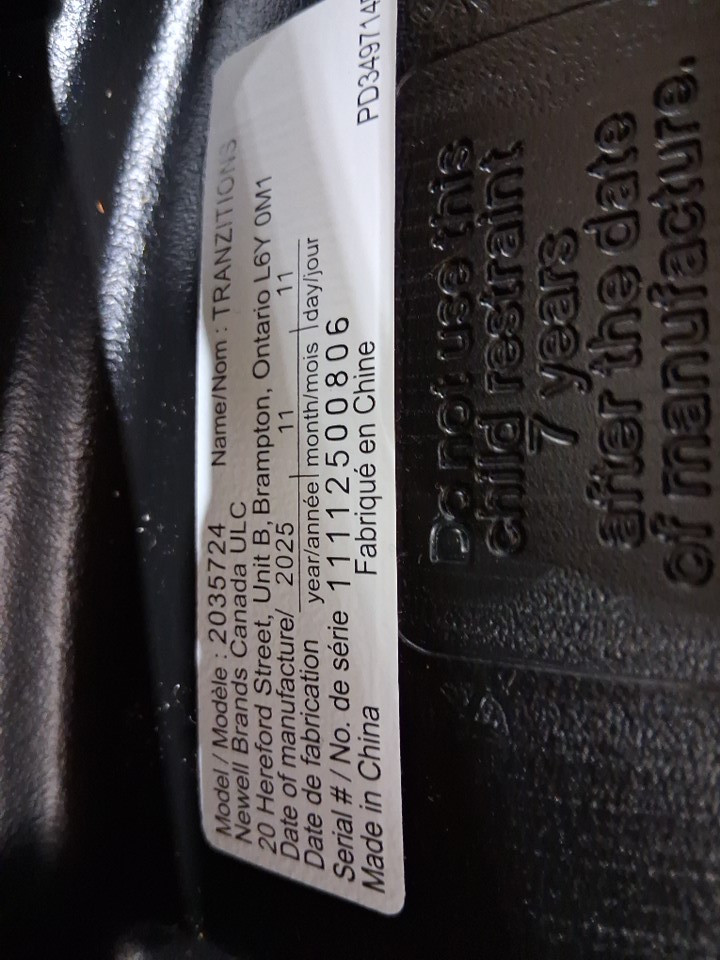 GRACO C20 TRANZITIONS 3-IN-1 HARNESS BOOSTER CAR SEAT - 100LBS CAP - BLACK (MODEL: 2035724) image 4