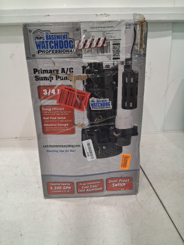 the basement watchdog Submersible Sump Pump- 3/4HP 5,300GPH (model:BWT075) image 5