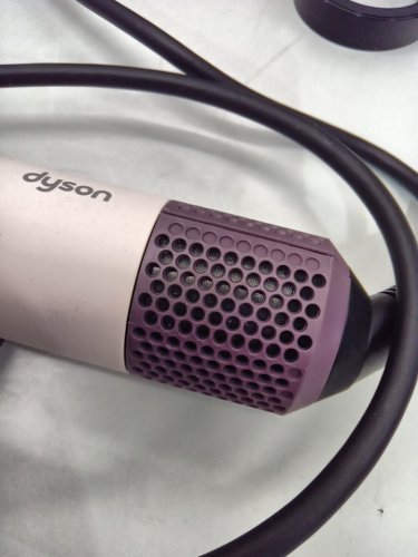 6PC DYSON i.d curly + coily airwrap multi styler and hair dryer with bluetooth - pink / rose gold ( model: hs08) image 7