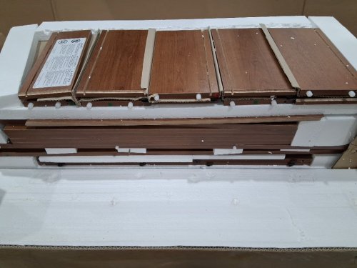 costway 5 drawer dresser with interlocking system - 16.5" x 31.5" x 48" - cherry (model:JV12276CH) image 5
