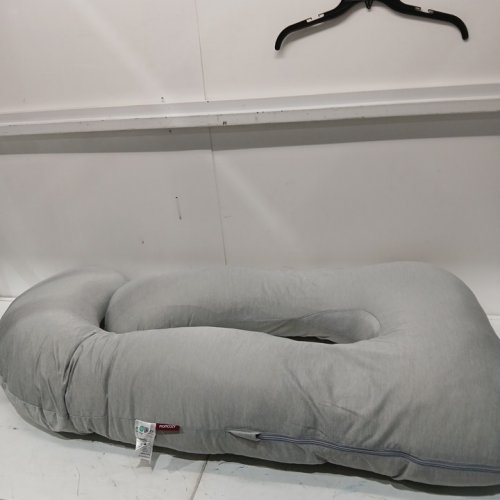 MOMCOZY U-SHAPED PREGNANCY PILLOW FOR SLEEPING - GREY image 3