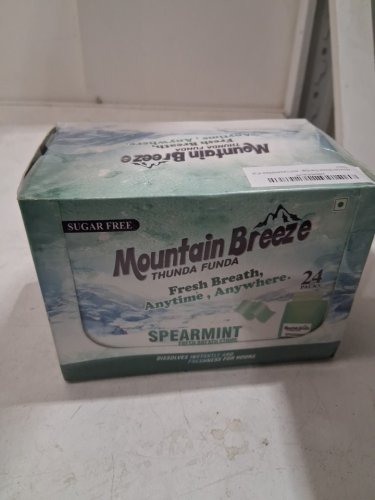 21PK MOUNTAIN BREEZE SUGAR FREE SPEARMINT BREATH FRESHENING STRIPS image 2