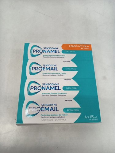 4PK SENSODYNE PRONAMEL advanced enamel repair toothpaste - 115ml/each - extra fresh image 3