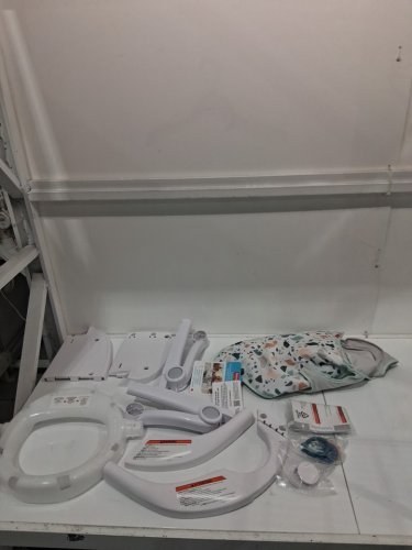 FISHER-PRICE PORTABLE BABY CHAIR SIT-ME-UP FLOOR SEAT WITH DEVELOPMENTAL TOYS - 44LB - WHITE/MULTICOLOUR - (MODEL: GKJ14) image 3