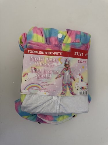 TODDLER PALAMON PASTEL BABY UNICORN COSTUME - 2T - ASSORTED COLOURS image 2