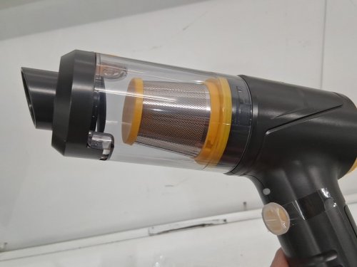 Cordless portable Handheld Vacuum Cleaner blower - 21000PA, 4-in-1, led lights - grey/yellow (model: lt-145) image 4