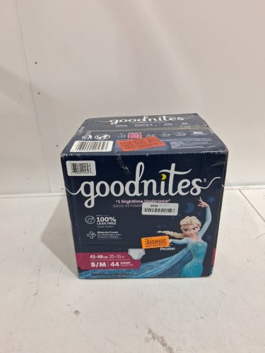 44PK GOODNITES POTTY TRAINING UNDERWEAR FOR GIRLS - S/M - FITS SIZES 6-8 - DISNEY PRINCESS image 2
