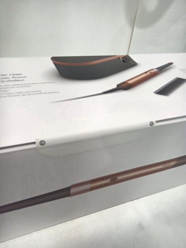 6PC DYSON i.d curly + coily airwrap multi styler and hair dryer with bluetooth - amber silk ( model: hs08) image 5