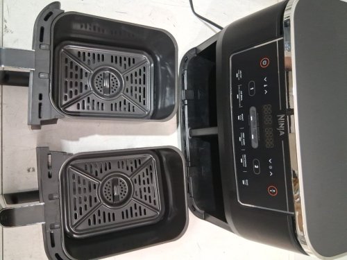 NINJA FOODI SMART XL 6-IN-1 DIGITAL DUAL-BASKET AIR FRYER WITH MATCHCOOK & THERMOMETER - 10QT. TOTAL CAPACITY - BLACK (MODEL: DZ550) image 6