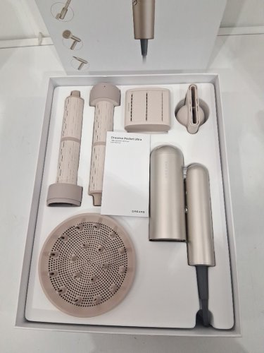 Dreame Pocket High-Speed Hair Dryer 110,000 RPM High-Speed Motor for Quick Drying - titanium gold (model: ahd51) image 3