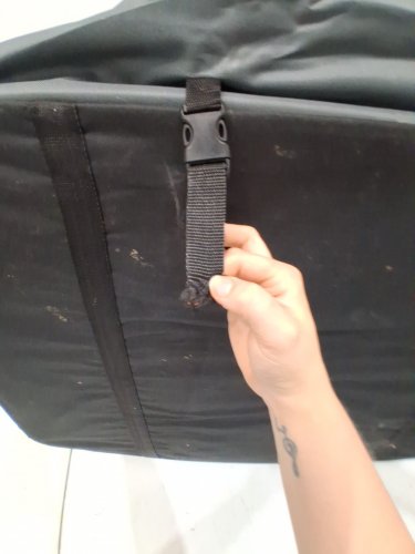 Petprsco Portable and Collapsible Dog Travel Crate for cats and large dogs - 40" x 27" x 27" - GREY/BLACK image 10