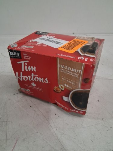 12PK Tim Hortons Single Serve Hazelnut Medium Roast Coffee K-Cup Pods - Hazelnut image 2