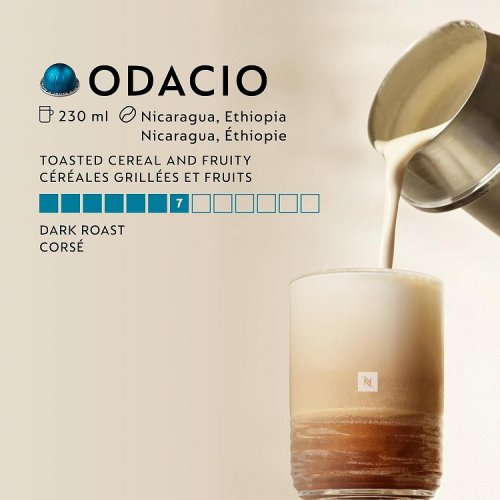 10pk Nespresso Vertuo Coffee Pods - Odacio - Toasted Cereal / Fruity image 2