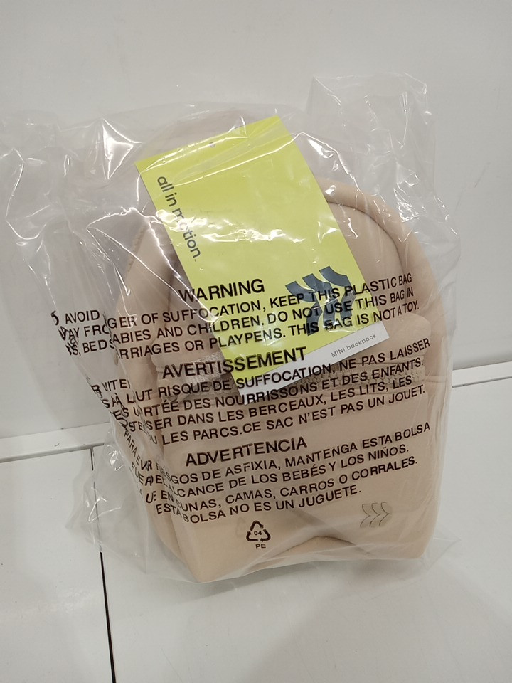All in motion neoprene mini backpack - 8.5" - Beige image 2