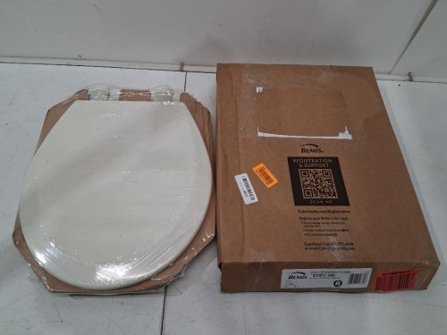 BEMIS EASY CLEAN Lift-Off Round Closed Front Toilet Seat - 17.2" x 14.3" - BISCUIT/Linen (MODEL: 500EC 346) image 2