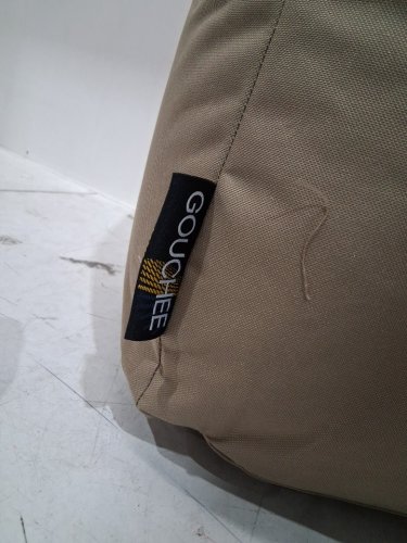 Gouchee Home Cube Brava Pouf Ottoman Foot Rest - 40" - Khaki - (model:3237265 khaki) image 4