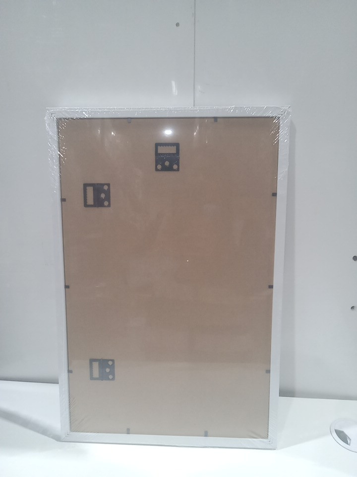 2pk smiry plexiglass cover picture frame - 11"x17" - white image 3
