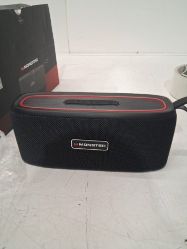 MONSTER shock Portable Bluetooth IPX6 waterproof Speaker  - 30w - black (model: ,s62123) image 3
