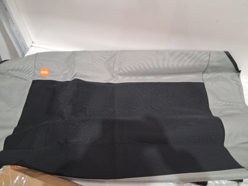 AMAZON BASICS ELEVATED COOLING PET DOG COT BED - MEDIUM - 43.4" X 25.8" X 7.7" - GREY (MODEL: 2007M-GY) image 4