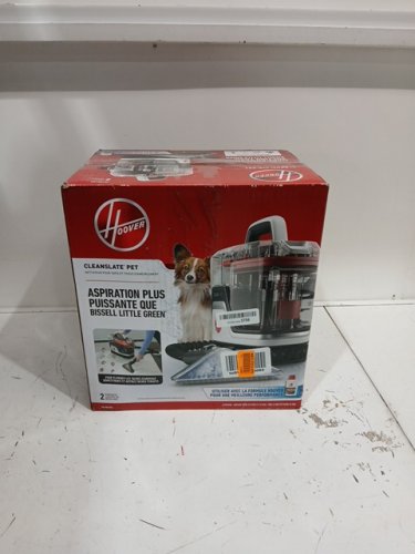 Hoover cleanslate carpet & upholstery spot cleaner and stain remover - 40oz dual tanks - red/grey (model: fh14000vcd) image 2