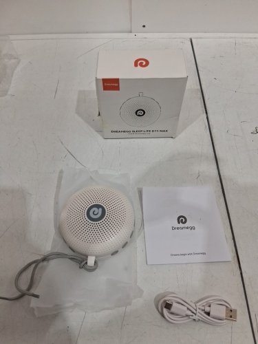 DREAMEGG PORTABLE WHITE NOISE MACHINE FOR BABIES/ADULTS, 21 NATURE SOUNDS RECHARGEABLE - WHITE (MODEL: HFD-W11MAX) image 2