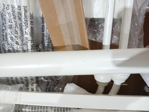 Metal Bed Frame with headboard - Queen - White (Model: YCGMDQ003) image 5