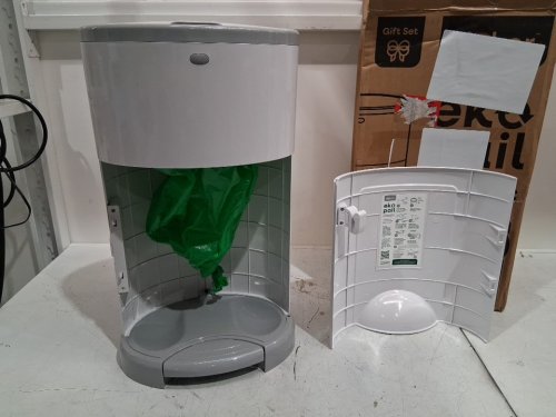 Dekor Plus step.drop.done Hands-Free Diaper Pail- white image 7