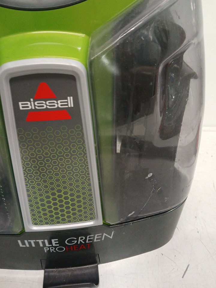 BISSELL LITTLE GREEN PROHEAT PORTABLE DEEP CLEANER/SPOT CLEANER WITH SELF-CLEANING HYDRORInSE TOOL - GREEN/GREY (MODEL: 2513B / 2513n) image 4