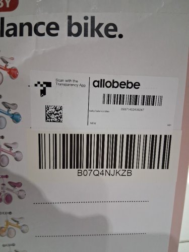 Baby allobebe adjustable balance bike - 55lb cap - pink - (Model: WB0601) image 3