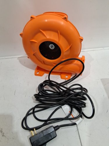 swiftech inflatable bounce house & water slide BLOWER FAN with 25ft power cord & GFCI plug - 456W - 0.61HP - 115V - 3.8AMP - 300LB capacity - ORANGE (MODEL: jW-2L) image 3