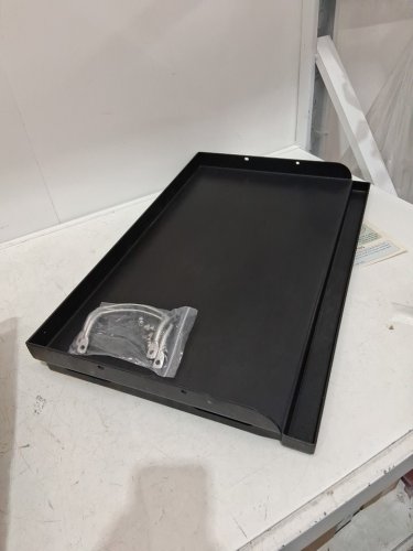 Universal Stainless-Steel Griddle with Handles - 26" x 16" - black (model:cc172tfl) image 4