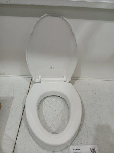garvee Elongated RAISED Toilet Seat with Slow Soft Close  - white (model: pho_0xxxtm1s) image 4