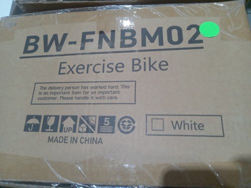 BARWING 3-in-1 Stationary EXERCISE BIKE connect to app - foldable - 350lb capacity - white (MODEL NO. BW-FNBM02) image 4