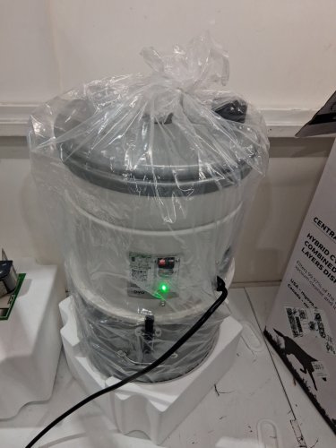 Nadair OVO Heavy Duty Powerful Central Vacuum System - 110V - 9.25Gal - 700 AIR watts - Grey/WHITE (Model: M5-2-OVO) image 4