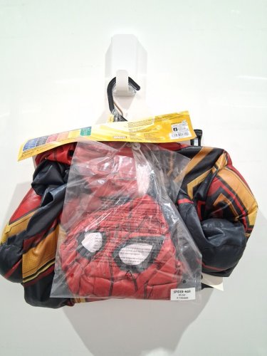BOYS JAZWARES COSTUME PLAY SPIDERMAN COSTUME (JUMPSUIT ONLY) - LARGE - BLACK/RED/GOLD (STYLE: JWC7206) image 3