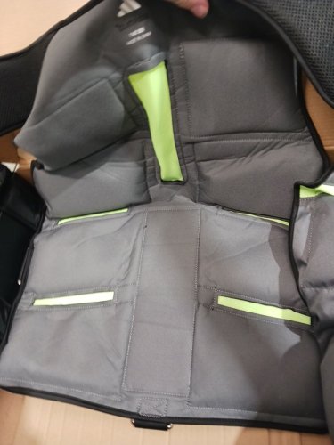 adidas Performance Adjustable Weight Vest - OSFM - 20LBS - black/green (MODEL: ADWT-126371-NL) image 4