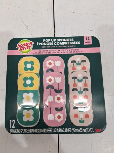 12PK Scotch-Brite Non-Scratch Pop-Up Sponges - MULTICOLOUR (MODEL: 1995233) image 2