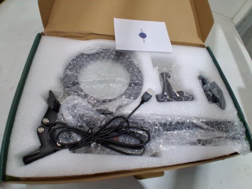 10X magnifying glass with light - 3000K-6500K - black image 3