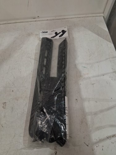 4PC PELICAN ADJUSTABLE KAYAK FOOTREST RAIL -BLACK image 2