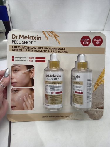 2pk Dr.Melaxin  Peel Shot Exfoliant White Rice Ampoule -100ML (model: 2035070) image 2