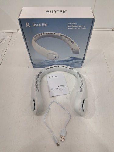 Jisulife LIFE4 5-Speed portable neck fan - OSFM - White (model: fa14-s) image 2
