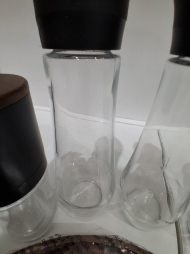 6PC TRUDEAU SEASONING STATION WITH LAZY SUSAN, 2 OIL BOTTLES, 2 GRINDERS, AND 1 JAR (MODEL: 1796149) image 4