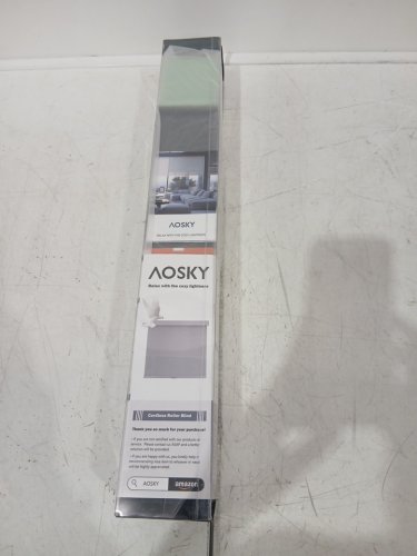 aOSKY Cordless blackout Roller Shades - 15" x 72" - grey image 2