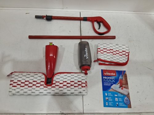 VILEDA PROMIST MICROFIBRE MAX SPRAY MOP - RED/WHITE image 3